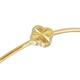 Faith & Brown 9k Gold 'Luce' Clover Bangle - Clover Bangle