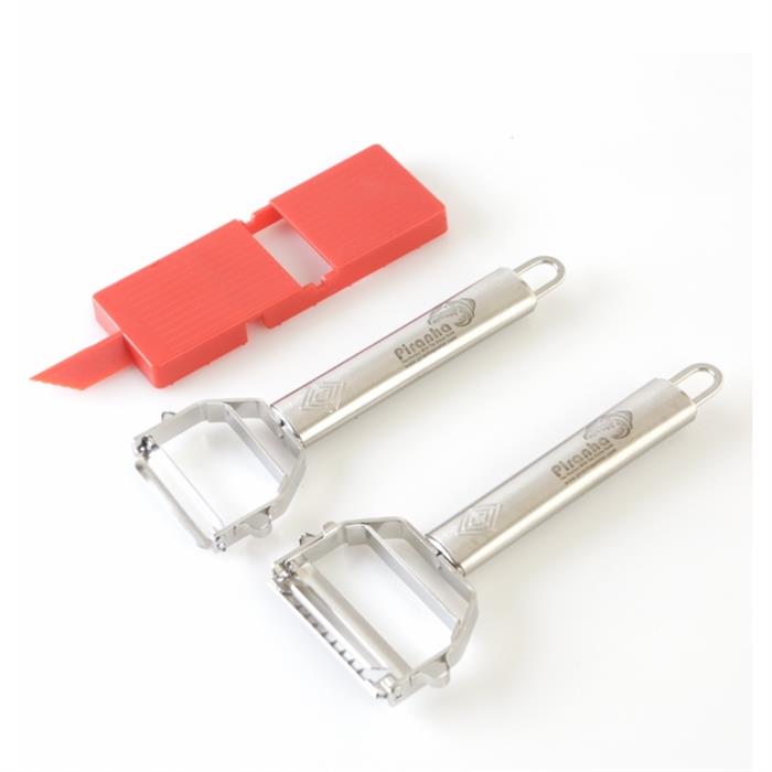 Piranha 3 Piece Peeler Set - Peeler, Julienne Peeler and Slicing Board - 006513