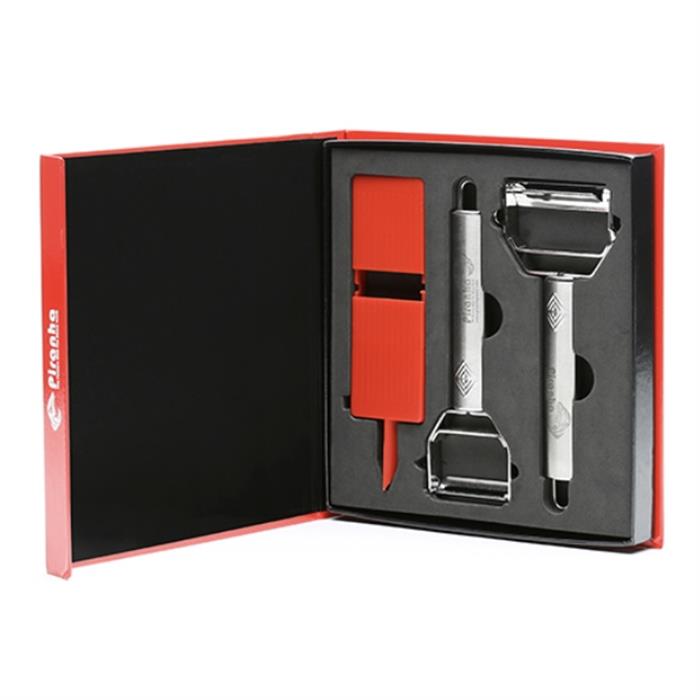 Piranha 3 Piece Peeler Set - Peeler, Julienne Peeler and Slicing Board - 006513