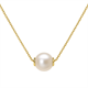7mm Freshwater Pearl 'Melora' Necklace (Gold Vermeil or Platinum Plated) - 007474