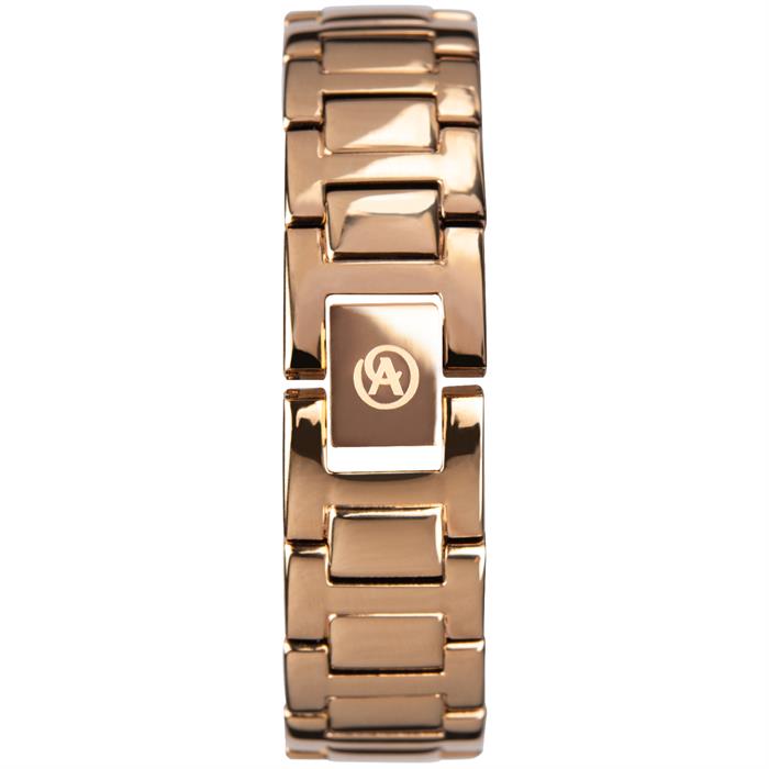 Accurist Ladies Rose Gold Stone Set Multi Function Watch with Bracelet - 020393