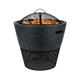 Gardenwize Round Firepit with Log Storage - 020715