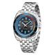 Swan & Edgar Ltd Ed Essential Automatic Watch with Stainless Steel Bracelet - Blue/Black