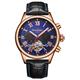 Swan & Edgar Ltd Ed Count Automatic Watch with Leather Strap - 031815