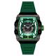 Nubeo Gents Ltd Ed Huygens Automatic Watch with Silicone Strap and Complimentary Gift - 033828