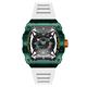 Nubeo Gents Ltd Ed Huygens Automatic Watch with Silicone Strap and Complimentary Gift - 033828