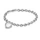 Faith & Brown Italian Crafted Puffed Heart Belcher Bracelet in Sterling Silver 7.5" - Bracelet