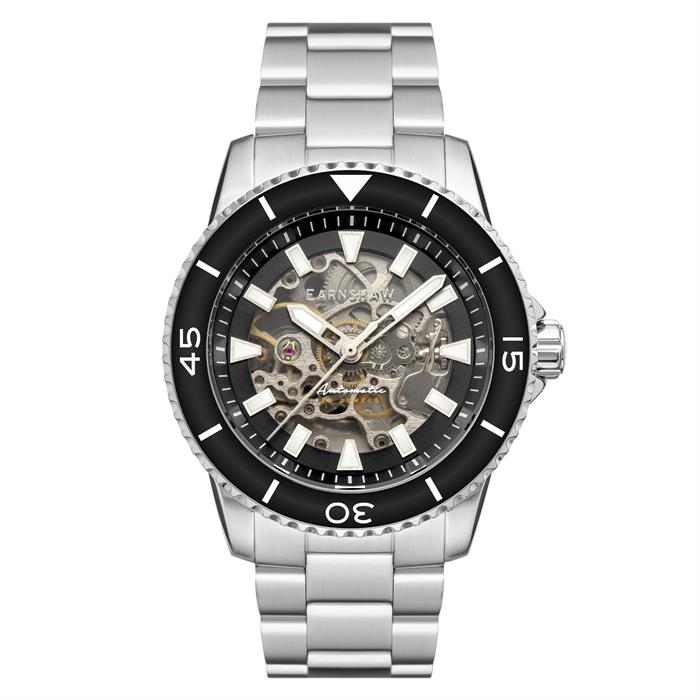 Thomas Earnshaw Gents Automatic Skeleton Watch with Stainless Steel Bracelet - Automatic Skeleton 