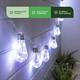 Gardenwize Solar Tubular String Lights 2m - Twin Pack (4m in Total) - 061925