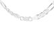 Faith & Brown Italian Crafted Sterling Silver Figaro Necklace 22" - 068765