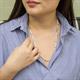 Faith & Brown Italian Crafted Sterling Silver Figaro Necklace 22" - 068765