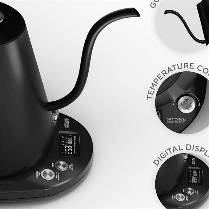DMD Electric Gooseneck Pour Over Kettle - 068862