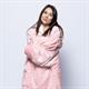 HUDI Oversized Blanket Hoodie   - Adult Pink
