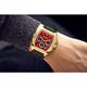 Gamages of London Ltd Ed Pride Mecha Quartz Watch with Leather Strap - 076544
