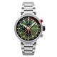 Cadola Gents Surtees Meca Quartz Chronograph Watch With Stainless Steel Bracelet and Additional Strap  - Green