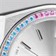 Accurist Ladies Rainbow Stone Watch with Stainless Steel Bracelet - 078018