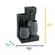 Gardenwize Vase Solar Water Feature - Water Feature
