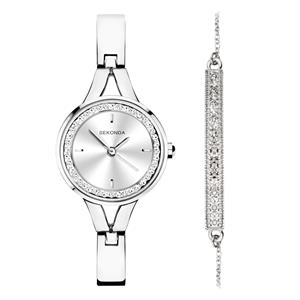 Sekonda Ladies 2 Piece Watch and Bracelet Gift Set - 098780