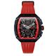 Nubeo Gents Ltd Ed Magellan Chronograph Watch with Additional Straps - Dwarf Star Red