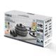 Tower T900140 Stackable 13pc Non-Stick Cookware Set with Detachable Handles - 13pc Pan Set