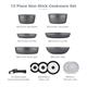 Tower T900140 Stackable 13pc Non-Stick Cookware Set with Detachable Handles - 114940
