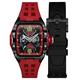 Nubeo Gents Davinci Automatic Skeleton Ltd Ed Watch with Silicone Strap and Complimentary Gift - 115701