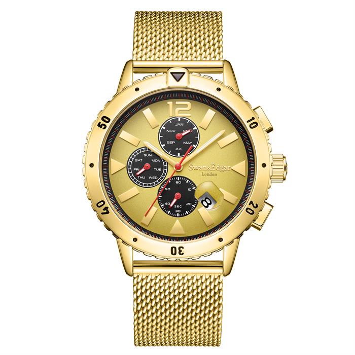 Swan & Edgar Ltd Ed Catalyst Automatic Watch with Milanese Strap - 116244