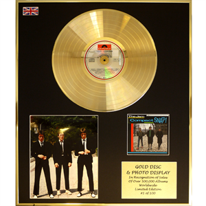The Jam - 'Compact SNAP!' 24x20" Framed Gold Disc & Photo Display Ltd Edition of 100 - 118916