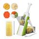 Pro Scission Slicer - Multi-Function Vegetable and Salad Cutter With Adjustable Blade - Green