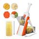 Pro Scission Slicer - Multi-Function Vegetable and Salad Cutter With Adjustable Blade - Orange