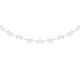 Faith & Brown Italian Crafted Heart Link Chain in Sterling Silver 30" - 126155
