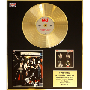 Kiss - 'Dynasty' 24 X 20" Framed Platinum Disc & Photo Display Ltd Edition of 100 - 126161
