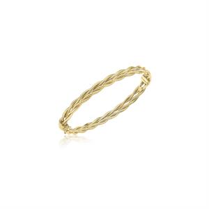 Hatton Garden Entwined Gold Bangle - 139223