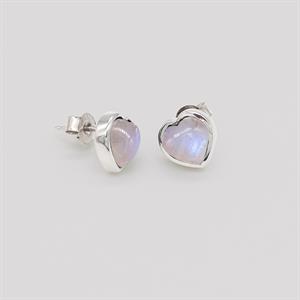 Faith & Brown Hoya Natural Gemstone Earrings in Sterling Silver - 140331