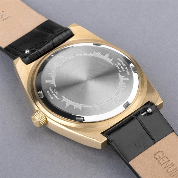 Accurist Ladies Stone Sunray Dial Watch with Leather Strap - 144307