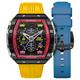Nubeo Gents Magellan Chronograph Space Invaders Watch with Silicone Strap - Yellow