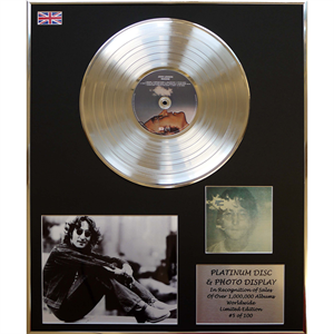 John Lennon - 'Imagine' 24 X 20" Framed Platinum Disc & Photo Display Ltd Edition of 100 - 171773