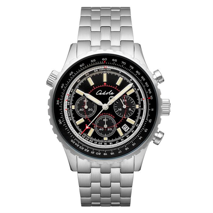 Cadola Gents Volaron Multi-function Watch with Stainless Steel Bracelet - Volaron