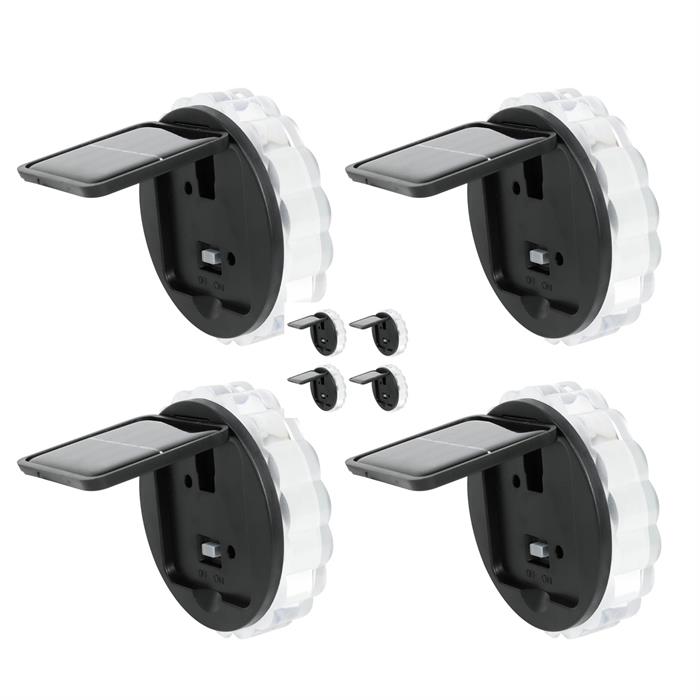 Gardenwize Solar Fence/Wall Star Light - Pack of 8 - 185150