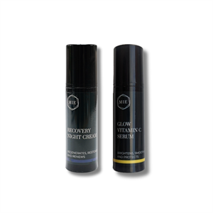 MIE Recovery Night Cream 30ml and Glow Vitamin C Serum 30ml - 189599