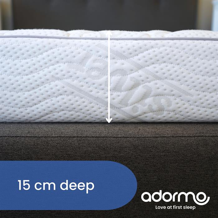 Adormo Silver Mattress with Complimentary Pillow - 208840