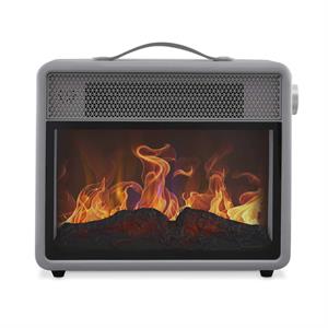 Swan Retro Flame Effect Fan Heater with LED Effect Fire 1800W - 216924