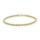  9K Yellow Gold Rope Bracelet 7" - 228037