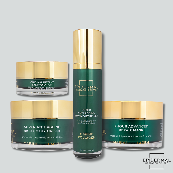 ERC Marine Collagen 4 Piece Bundle - Day Cream, Night Cream, Eye Cream and Mask - 4 Piece Bundle