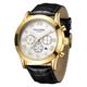 Swan & Edgar Ltd Ed Day, Date Automatic Watch with Leather Strap - Leather Strap
