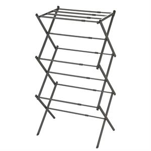 OurHouse Three Tier Extending Clothes Airer, 7.5m Area Flat Clothes Horse Drying Rack for Laundry & Washing - Indoor Foldable Airer, 5kg Max Weight - 246875