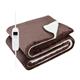 DMD Soft Sherpa Fleece Electric Blanket - 120cm x 160cm - Available in Grey or Brown - 247415