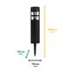 Gardenwize Pillar Solar Lights - Pack of 8 - 247866
