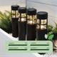 Gardenwize Pillar Solar Lights - Pack of 8 - 247866