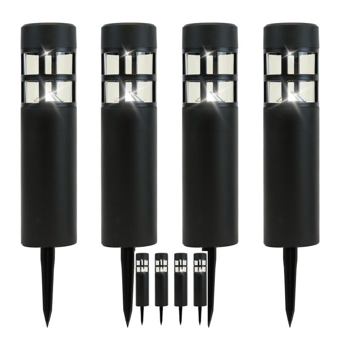 Gardenwize Pillar Solar Lights - Pack of 8 - 247866